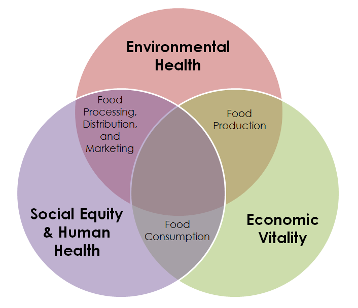 Food system diagram
